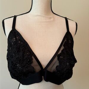 Lane Bryant Cacique lingerie style black bra
